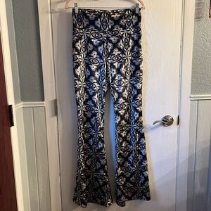 Warrior Within Designs Velvet Steal Your Face Bell Bottom Flares